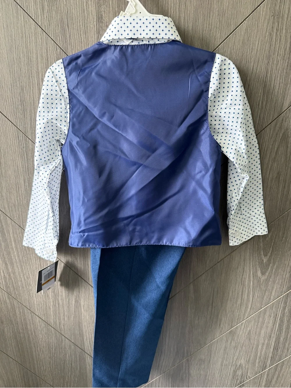 Van Heusen Blue Toddler Boys 4 Piece Suit Set